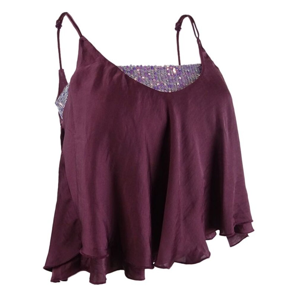 Free People Women's Turn It On Camisole (XS, Vetiver Bloom)